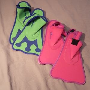 Kids Us Divers neoprene swim flippers